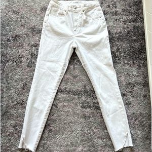 Good American Good Legs Crop Jeans - White - Size 30 / 10
